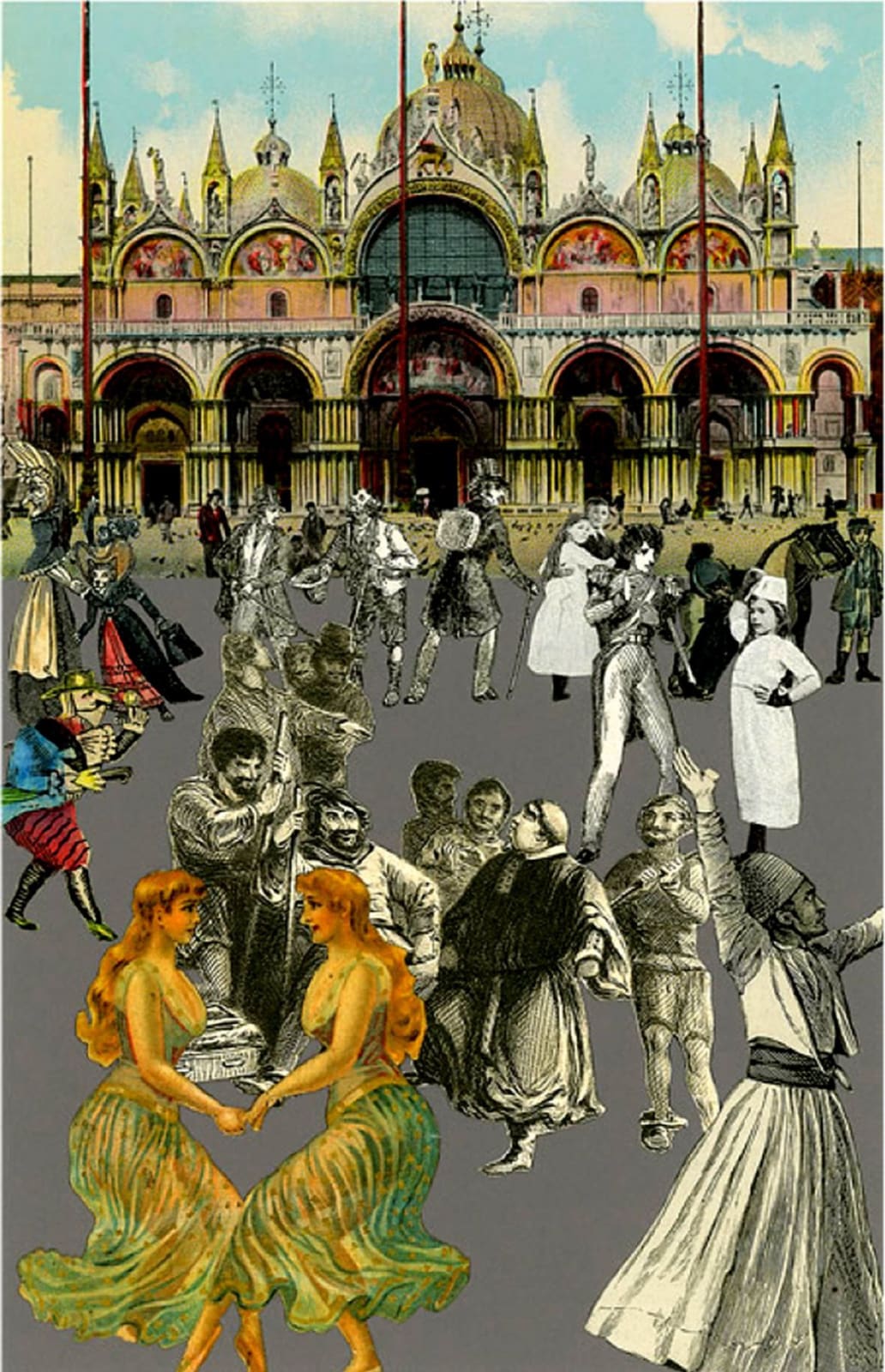 Peter Blake, Venice Suite: Dancing, 2009