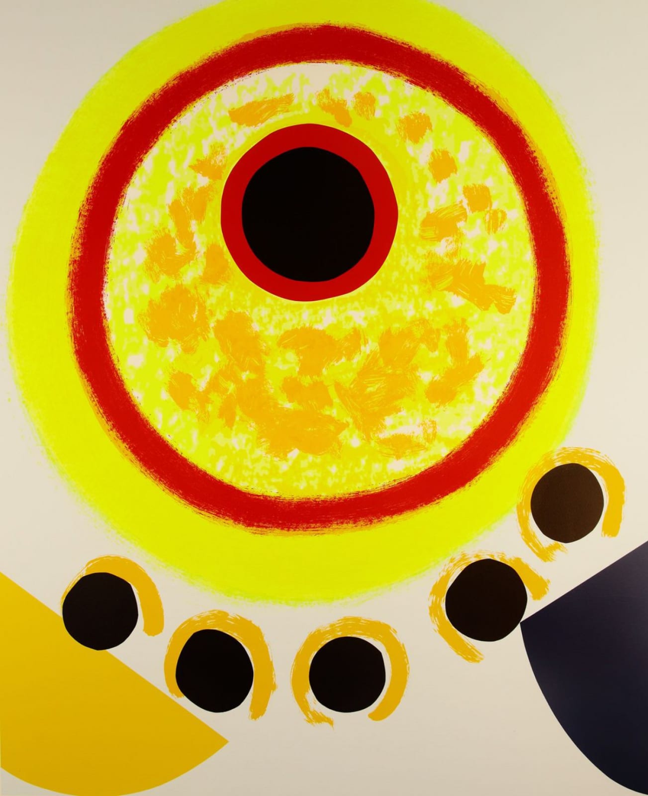 Sir Terry Frost, Five Black Moons, 1999