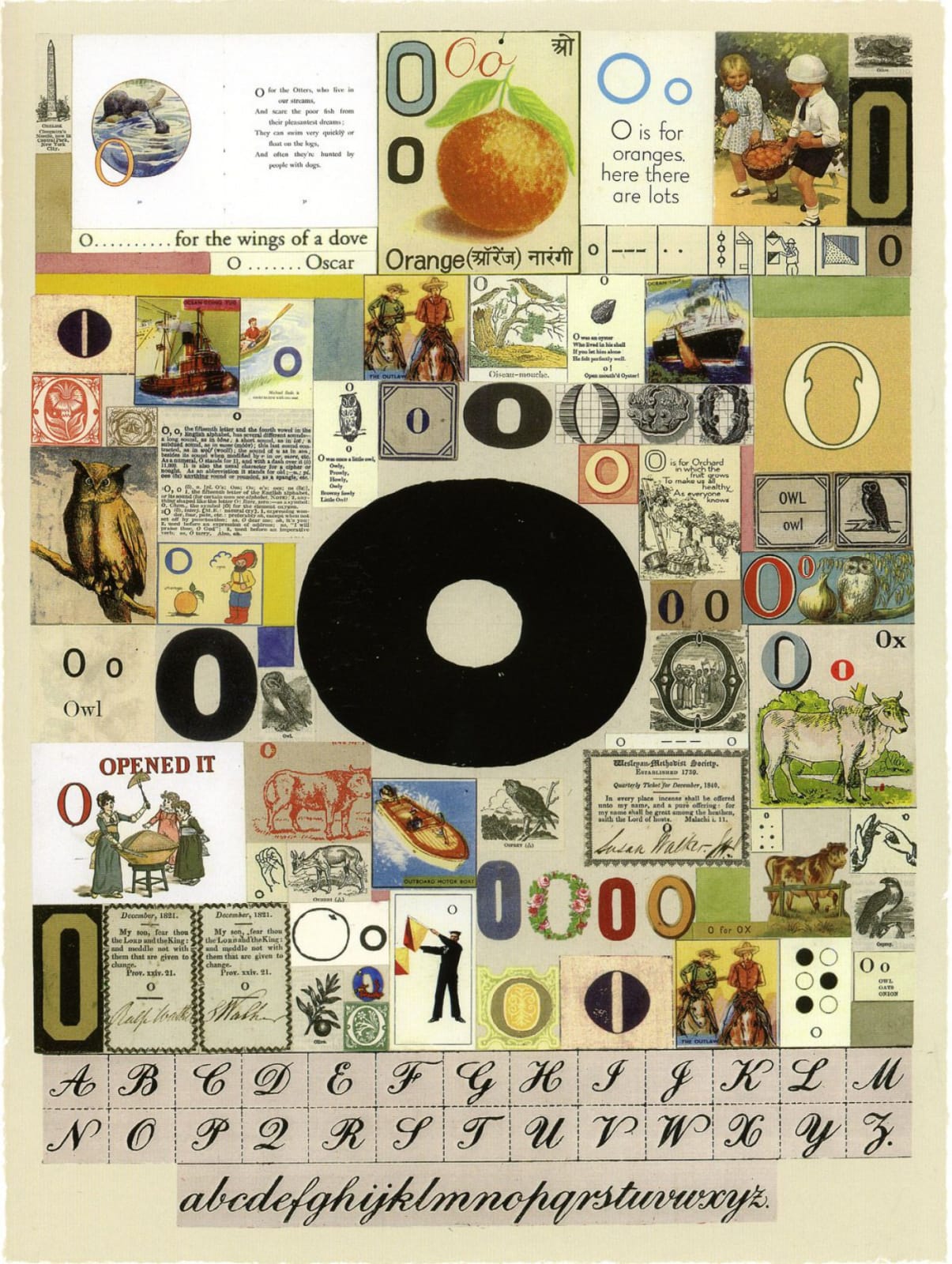 Peter Blake, An Alphabet: The Letter O, 2007