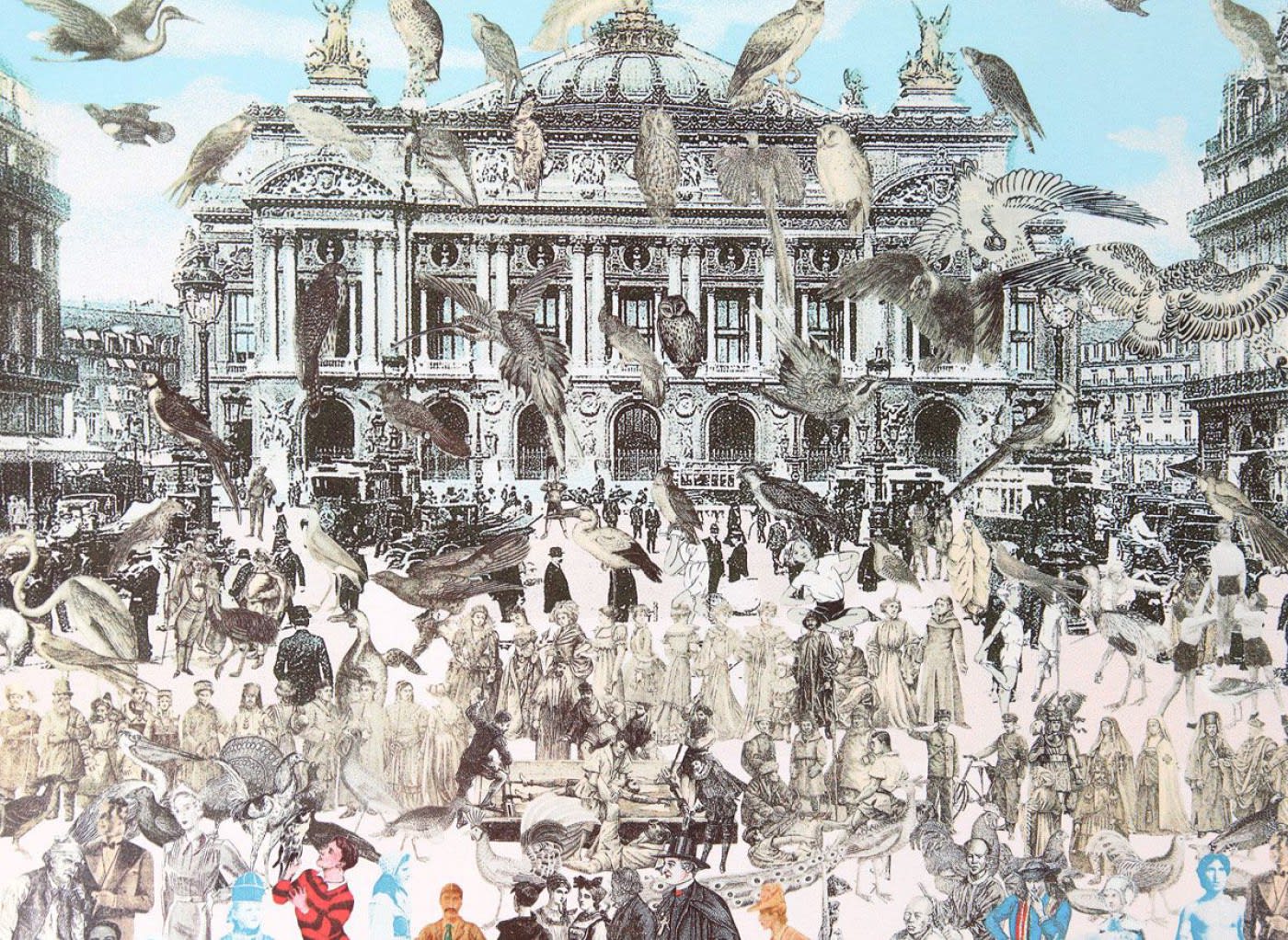 Peter Blake, Paris Quartet: Birds, 2010