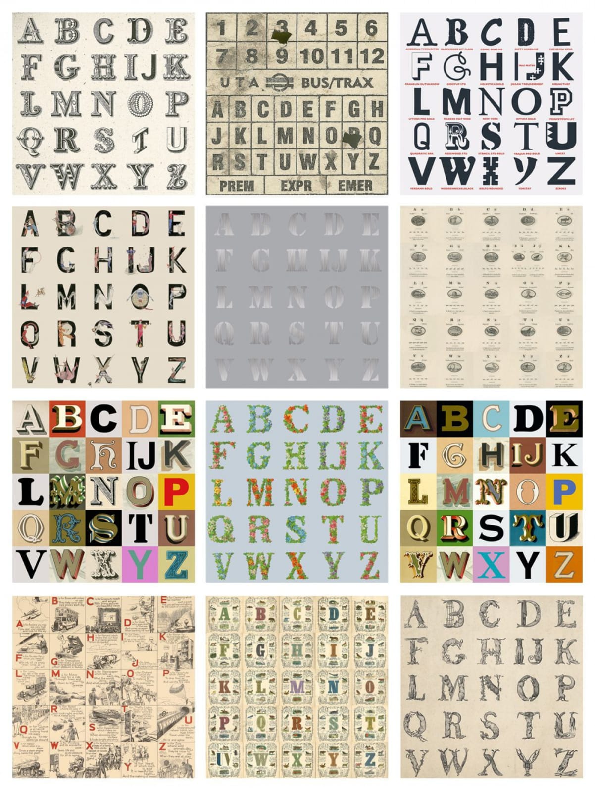 Peter Blake, Appropriated Alphabets Set, 2013