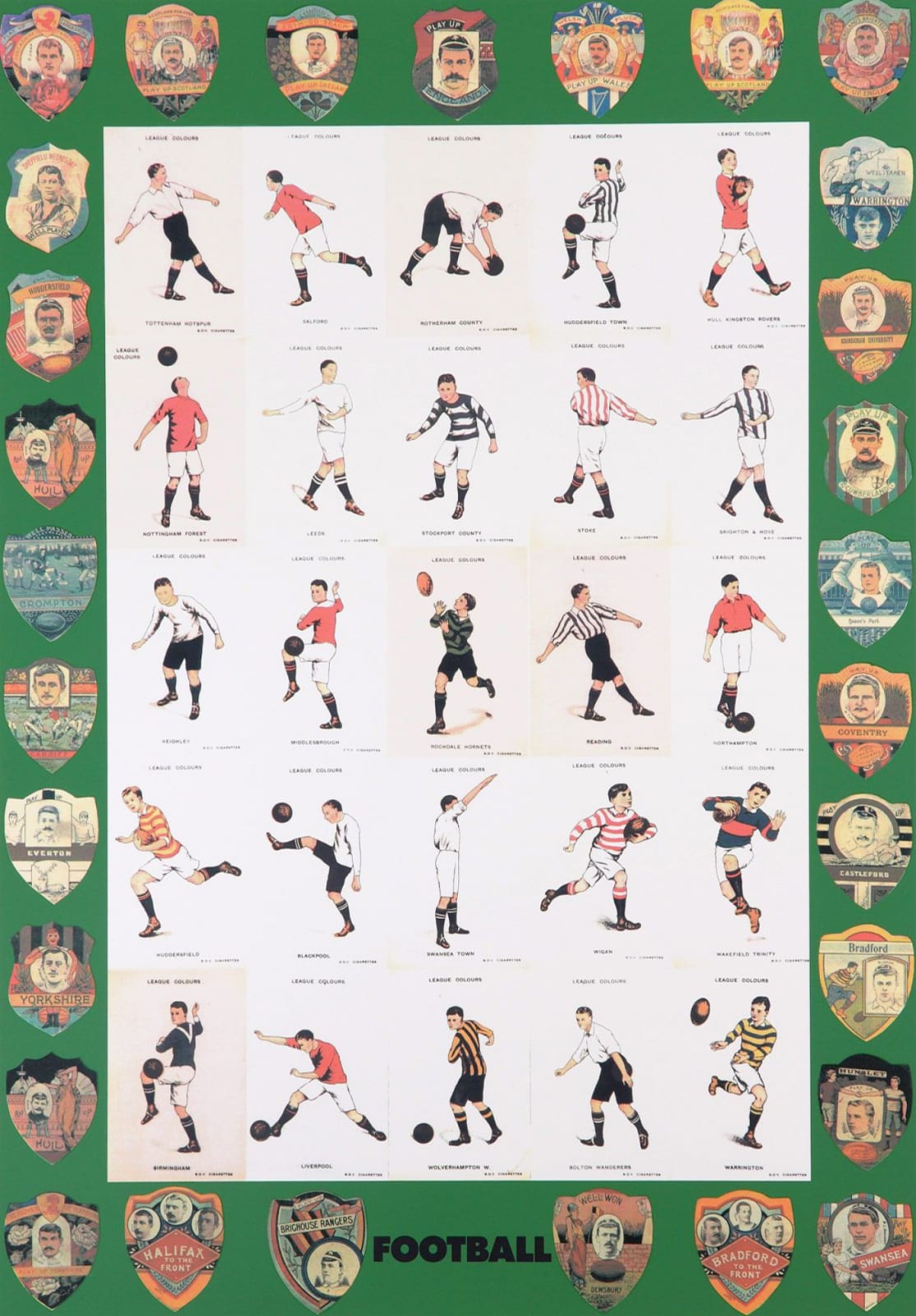 Peter Blake, Alphabet: F for Football, 1991