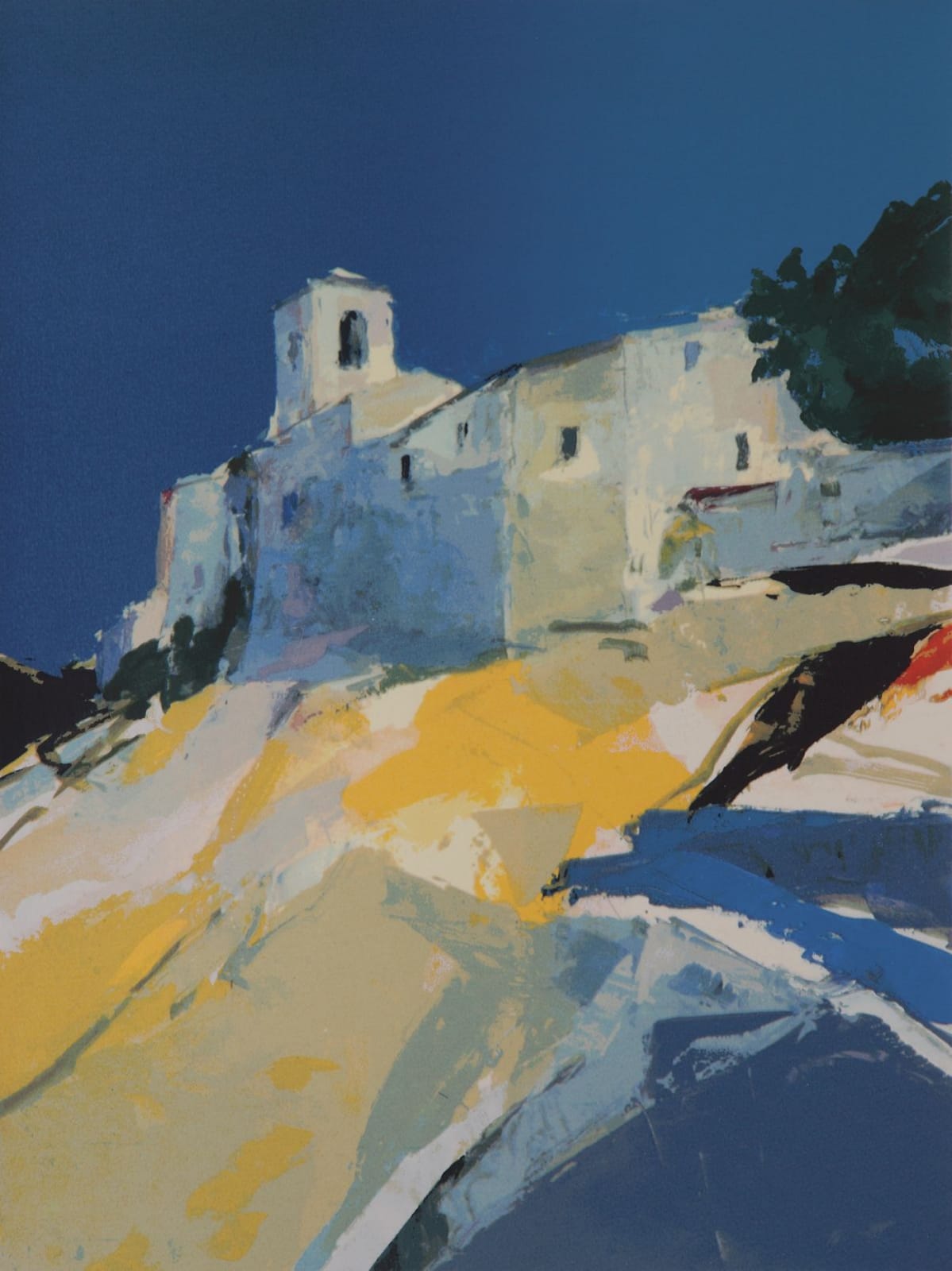 Donald Hamilton Fraser, Church in the Pyrenees, 1996