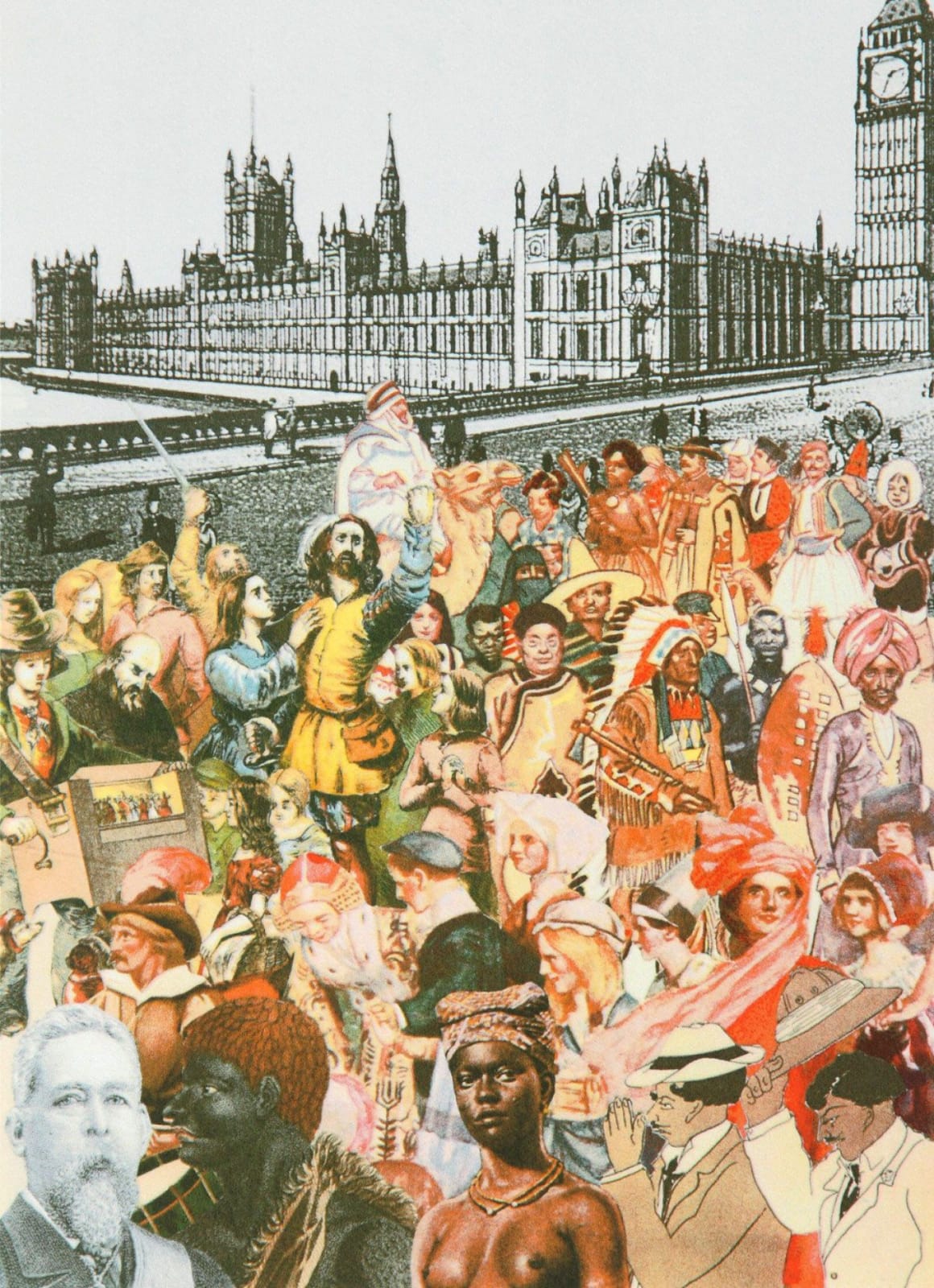 Peter Blake, World Tour: Multi-Ethnic Crowd, 2010