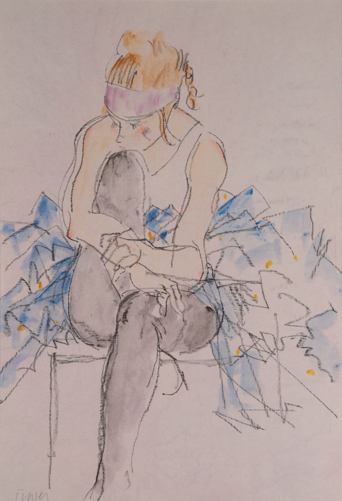 Donald Hamilton Fraser, Dancer with Pink Headband