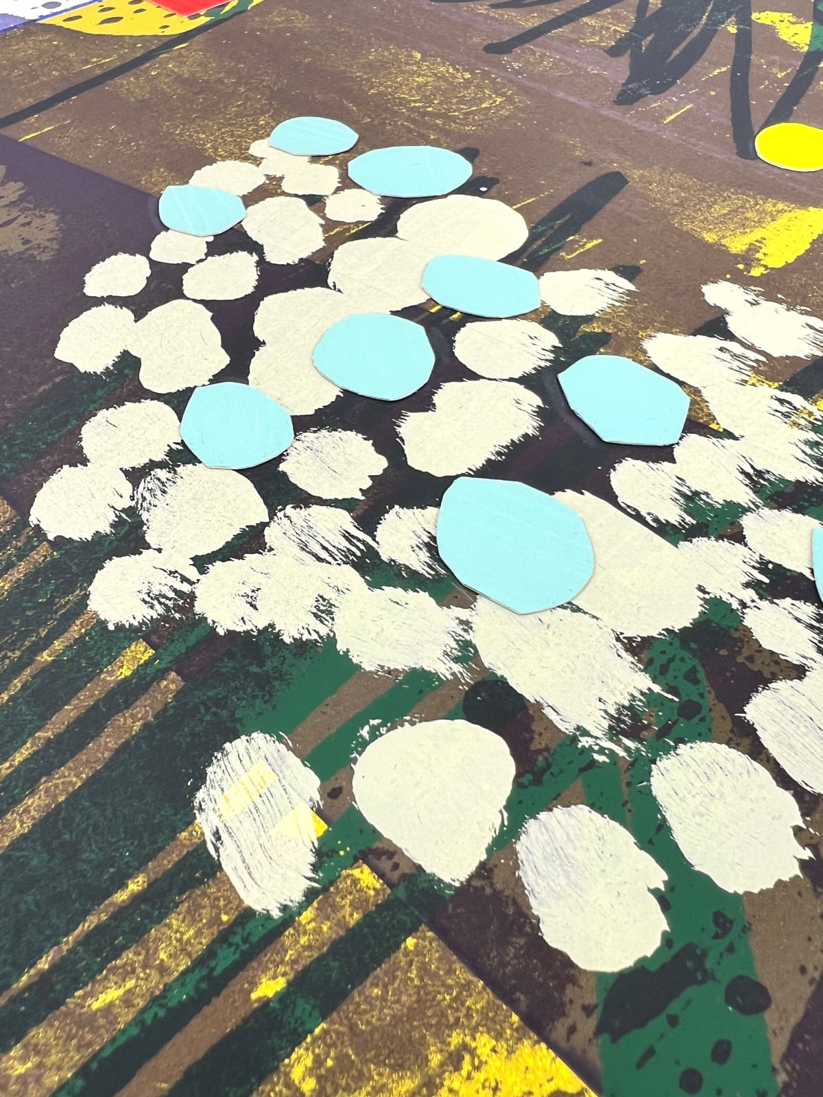 Bruce McLean, Dark Spring With Blossom, 2024