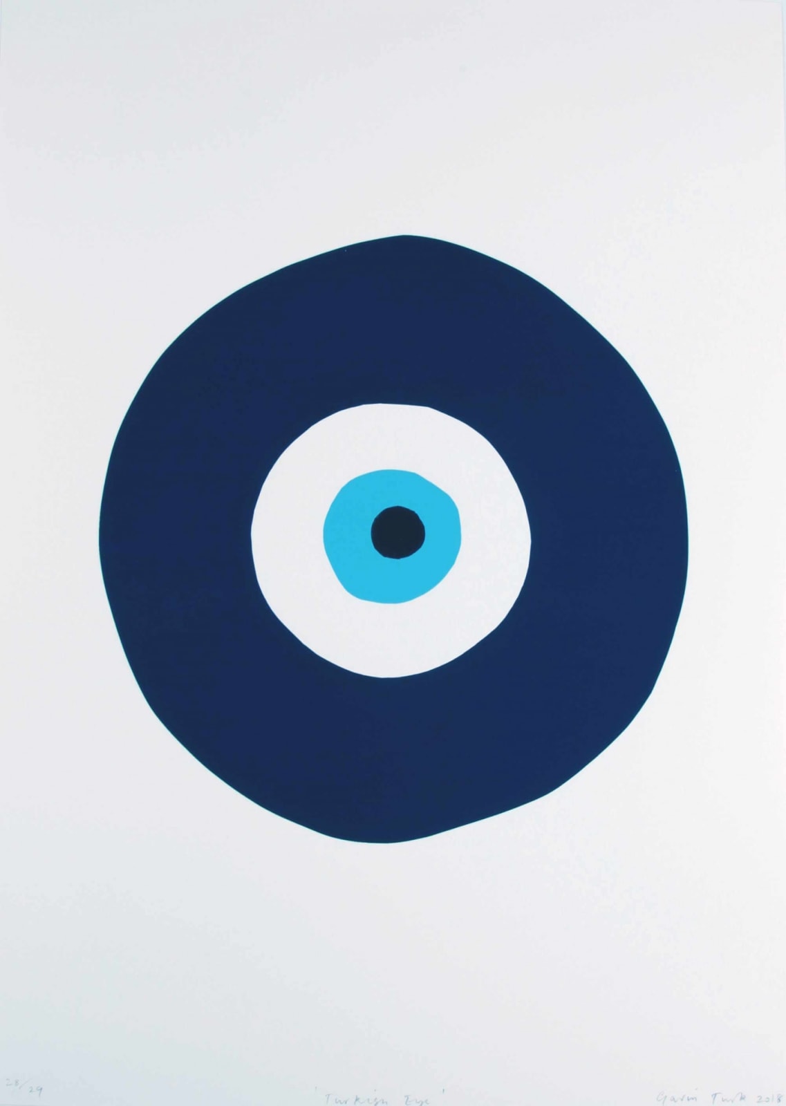 Gavin Turk, Turkish Eye, 2018