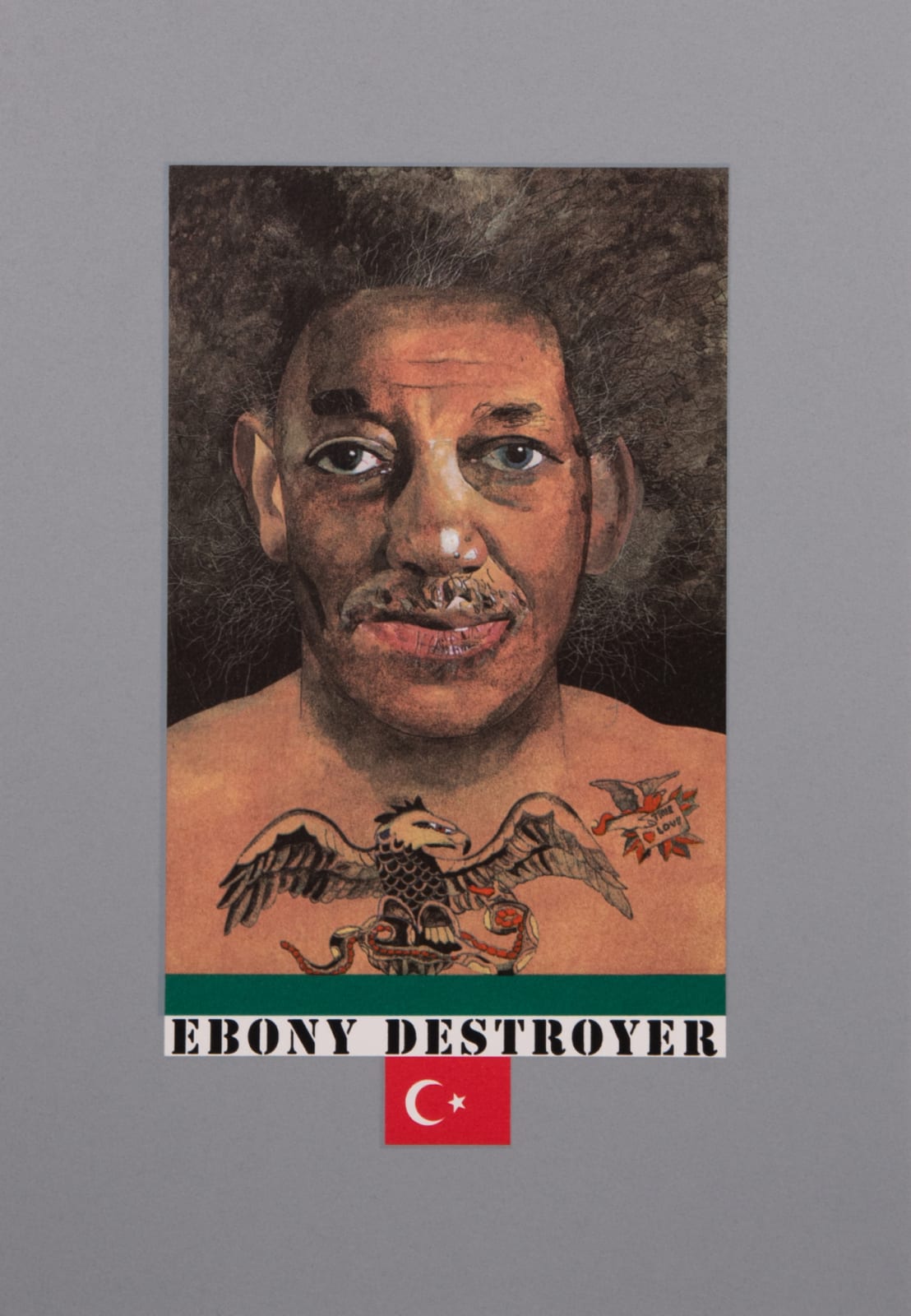 Peter Blake, Wrestlers: Ebony Destroyer, 2017