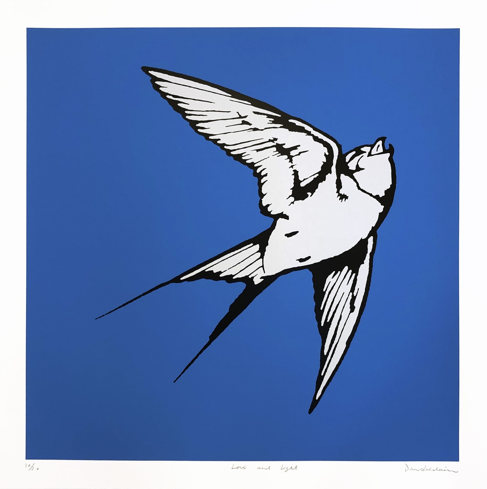 Dan Baldwin, Love and Light Blue and Pale Grey, 2019