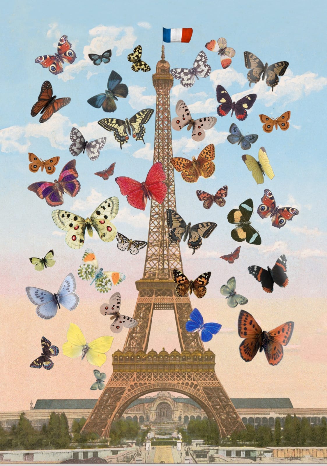 Peter Blake, Eiffel Tower Lenticular (Large), 2015