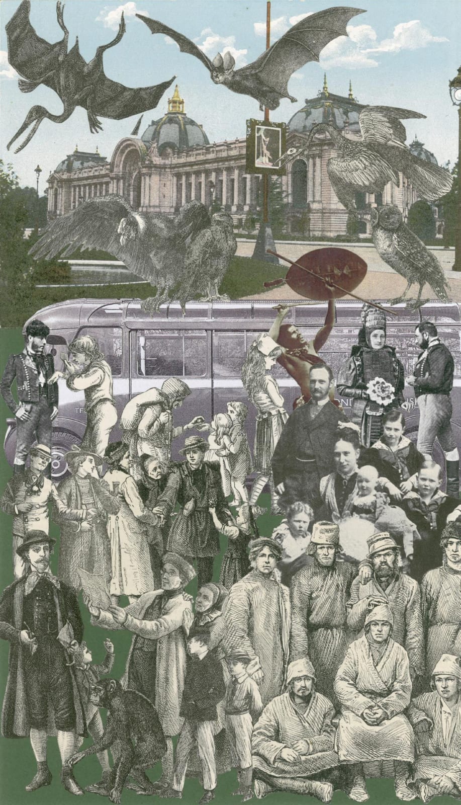 Peter Blake, Paris: Charabanc Outing, 2011