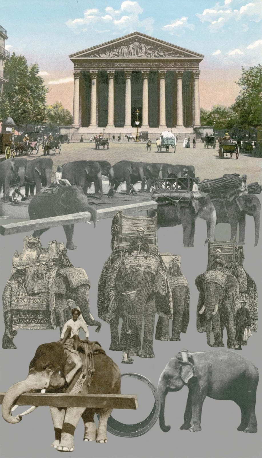 Peter Blake, Paris: Working Elephants, 2011