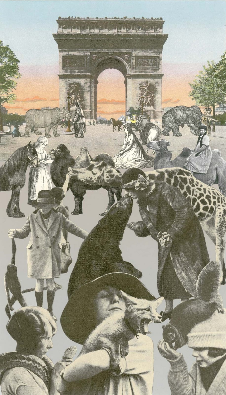 Peter Blake, Paris: Women with their Pets, 2011