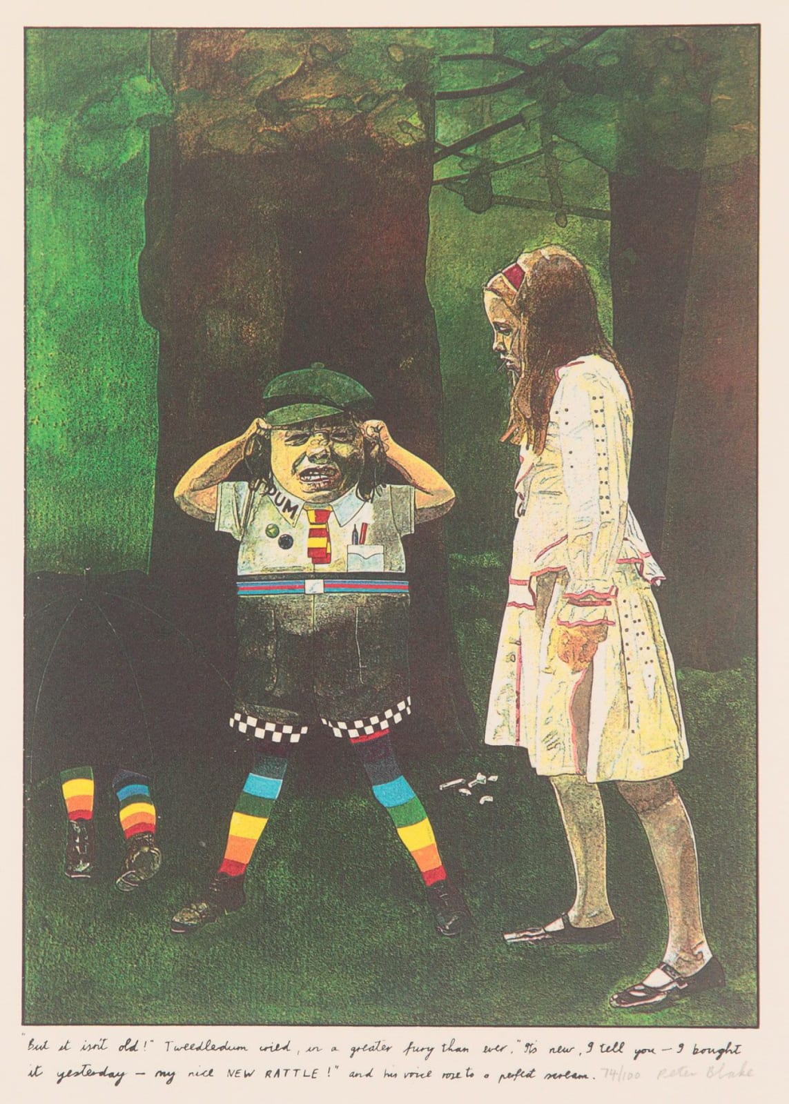 Peter Blake, Through the Looking Glass Set, 1970
