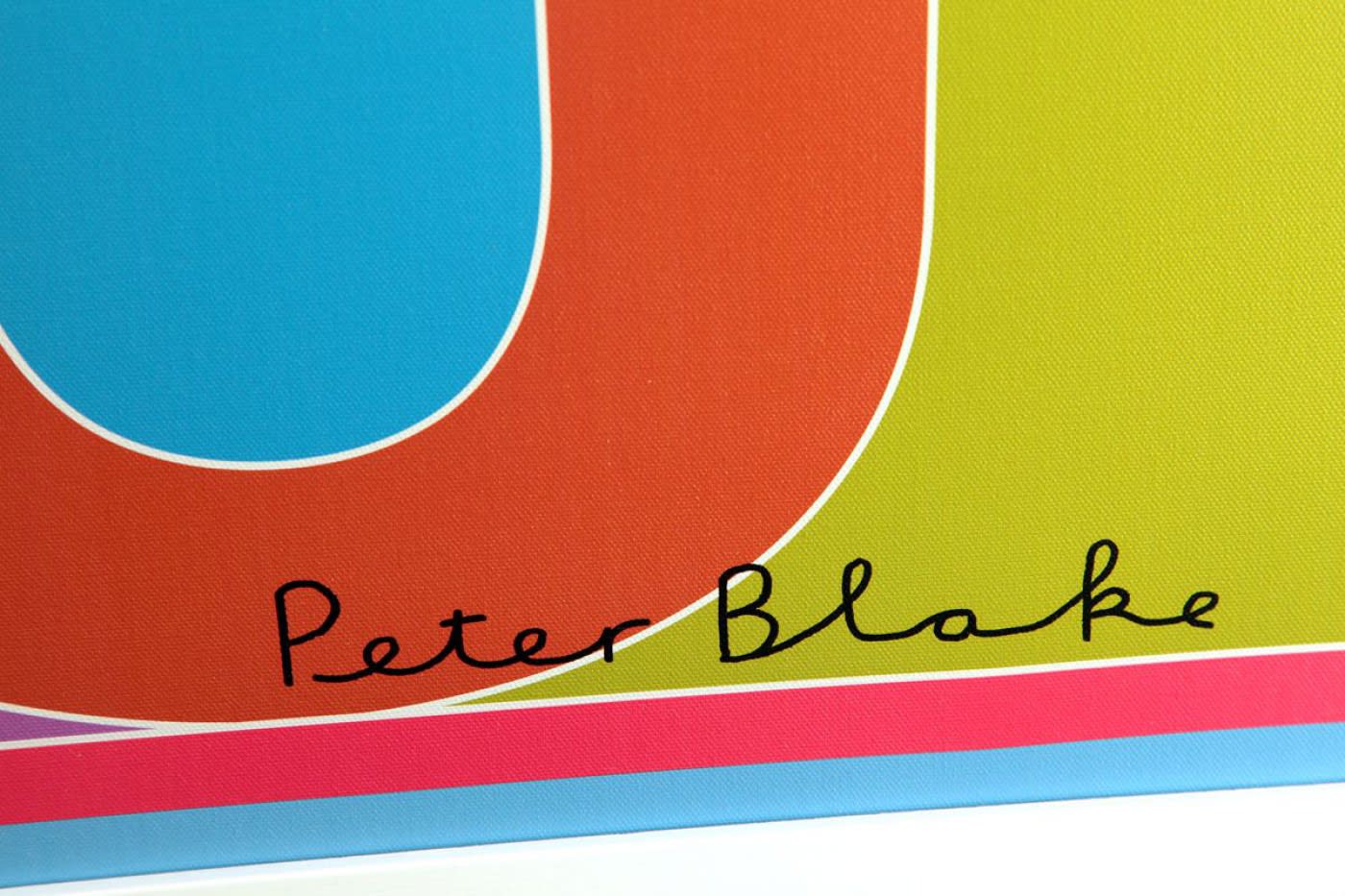 Peter Blake, I Love You (Canvas), 2013