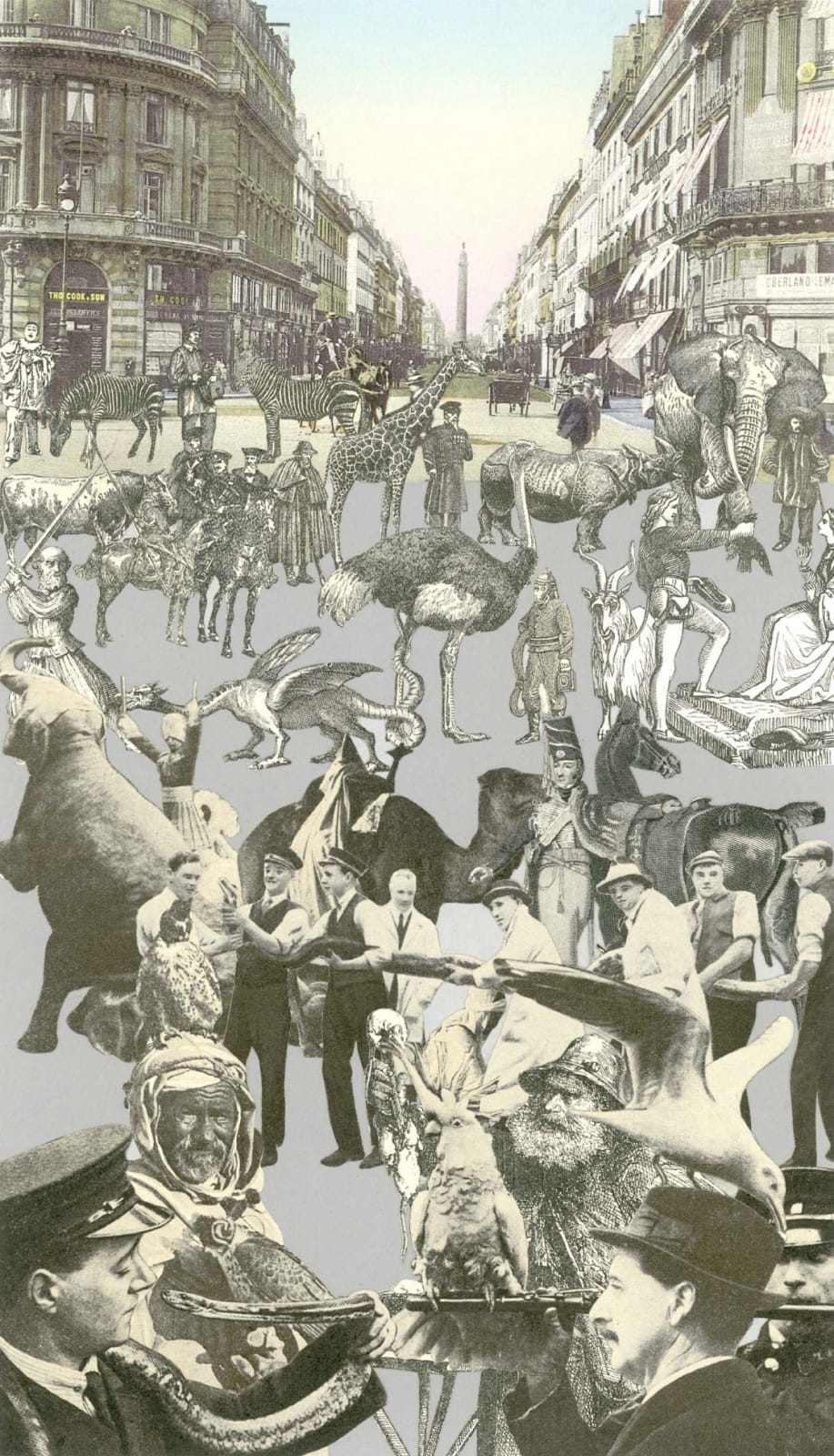 Peter Blake, Paris: Men with their Pets, 2011