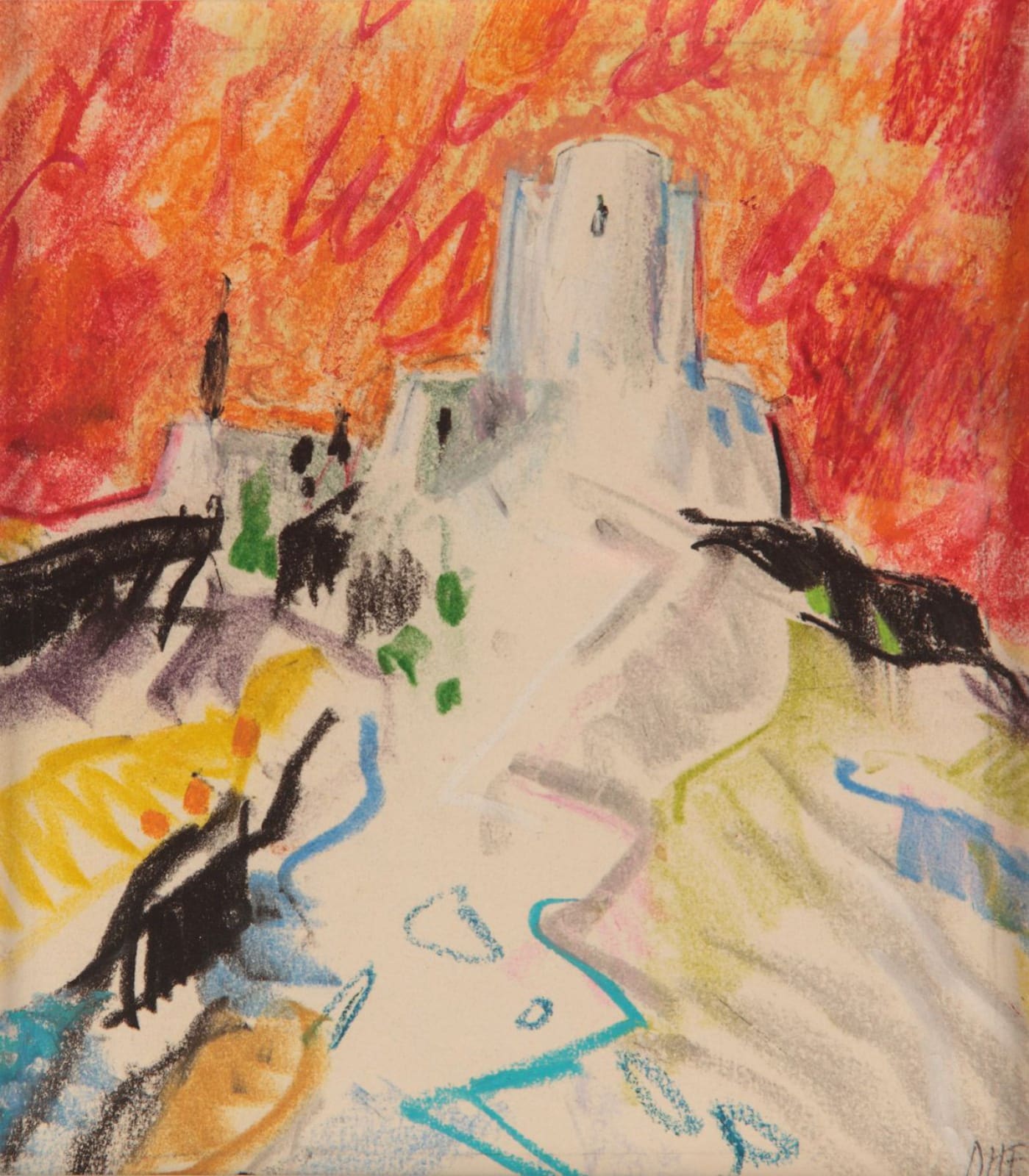 Donald Hamilton Fraser, Cathar Castle Queribus