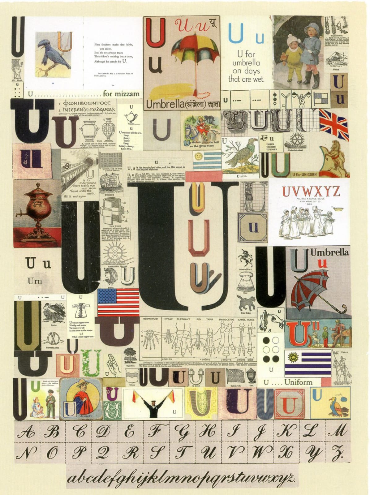 Peter Blake, An Alphabet: The Letter U, 2007