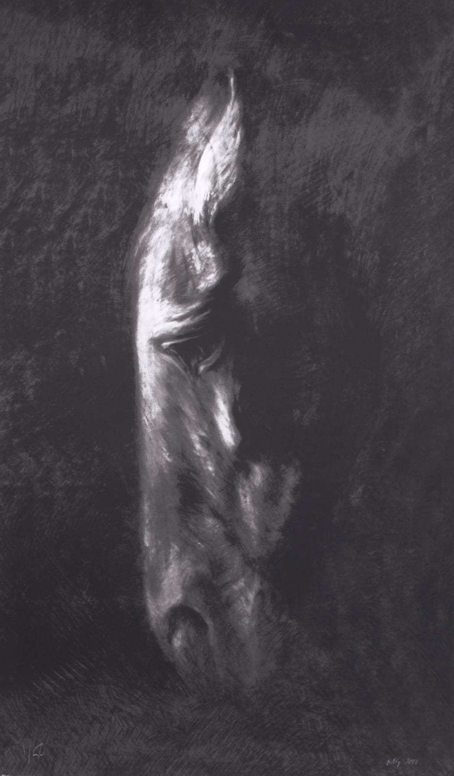 Nic Fiddian-Green, Horse at Water (Silkscreen), 2017