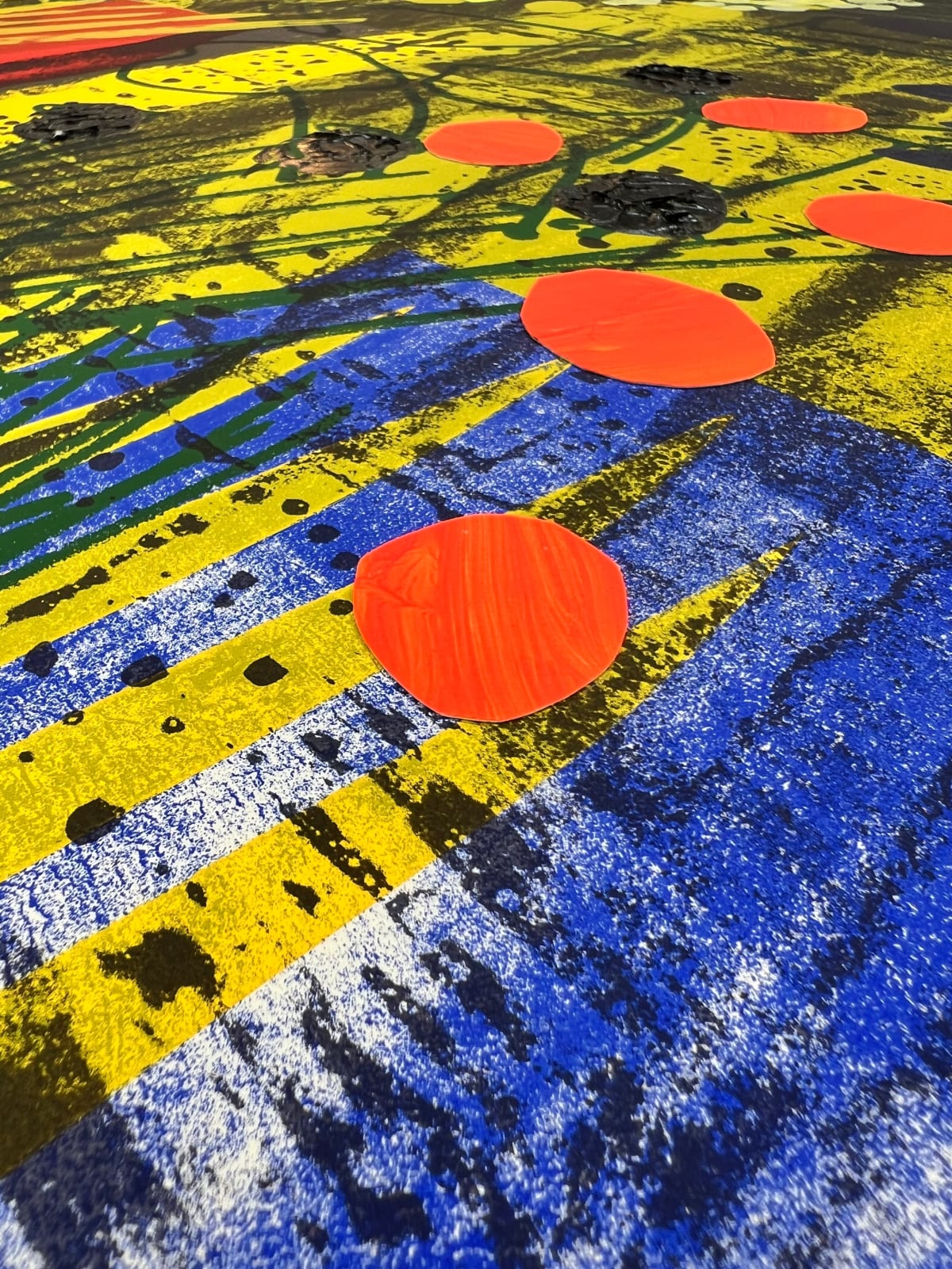 Bruce McLean, Crimson Dawn , 2024