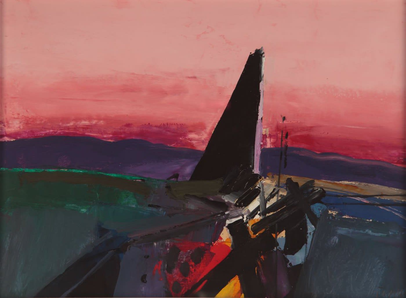 Donald Hamilton Fraser, Study for Landscape, Israel 1980, 1980