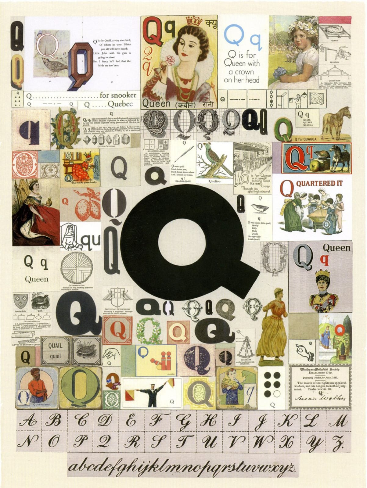 Peter Blake, An Alphabet: The Letter Q, 2007