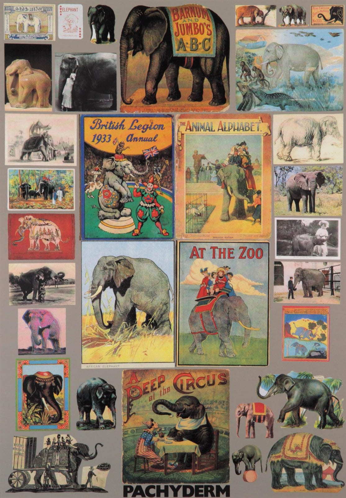 Peter Blake, Alphabet: P for Pachyderm, 1991