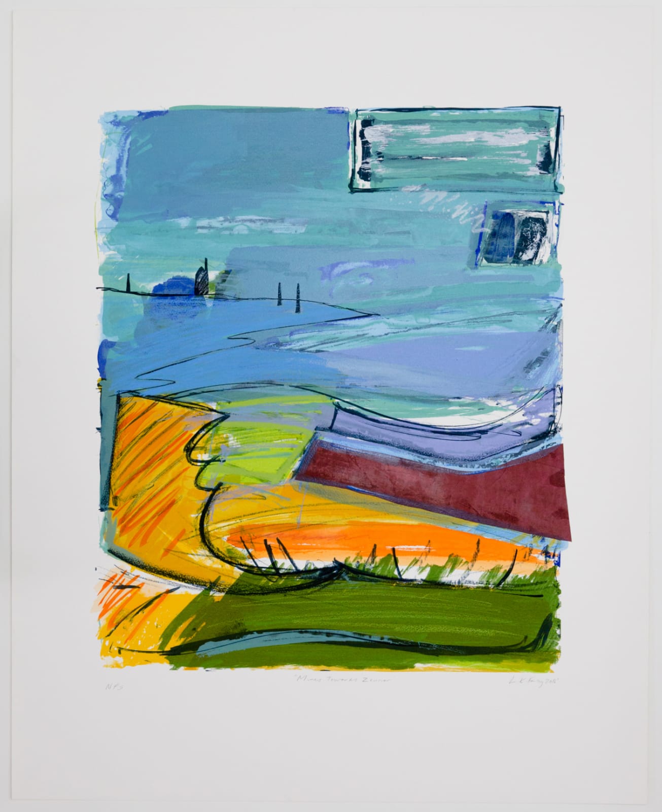 Lucy Farley, Mines Towards Zennor, 2016