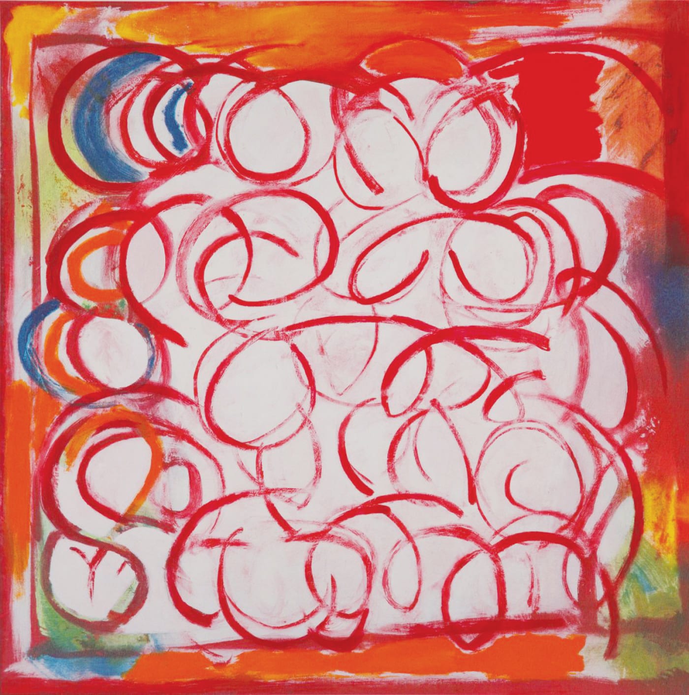 Sandra Blow, Red Circles, 2000