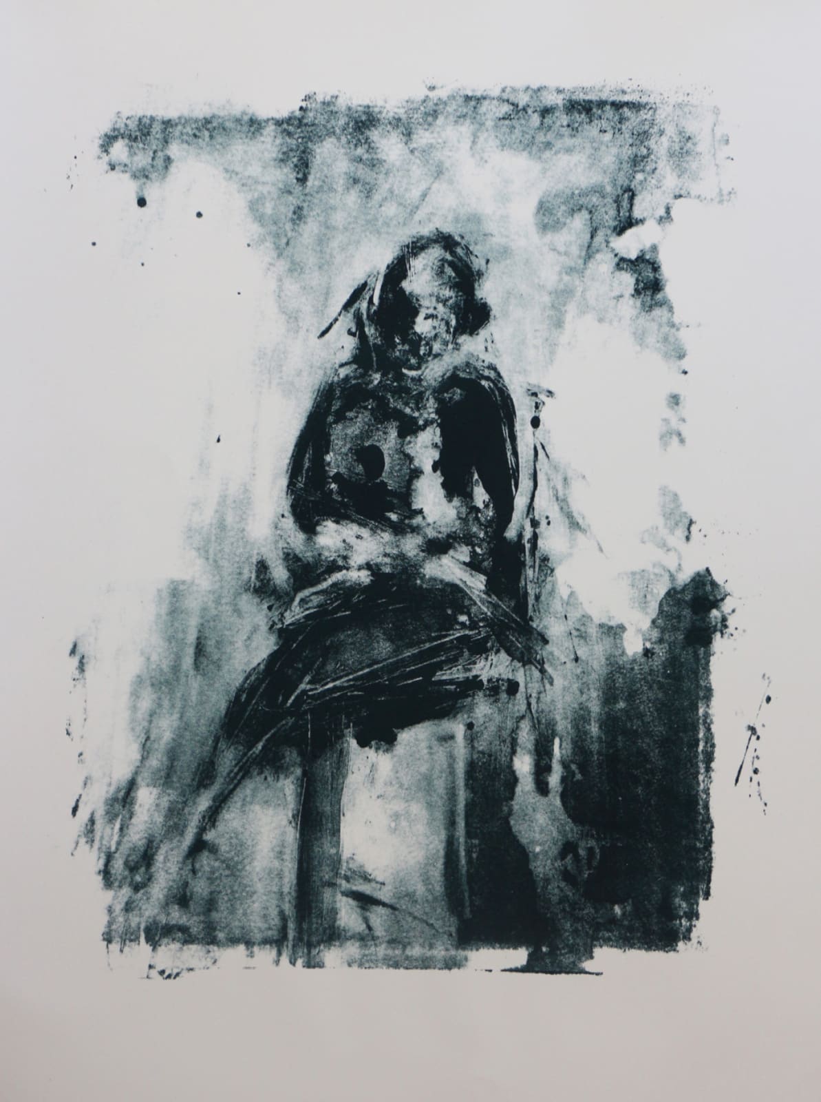 Henry Jabbour, Seated Man II, 2016