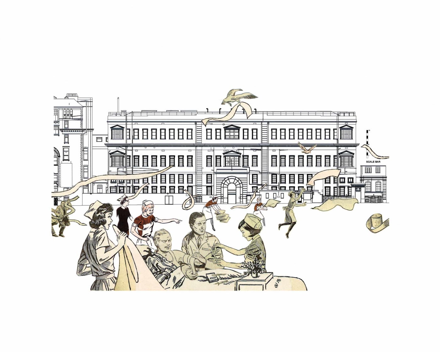 NHS 70th Anniversary Portfolio, Crepe by David Mach, 2018
