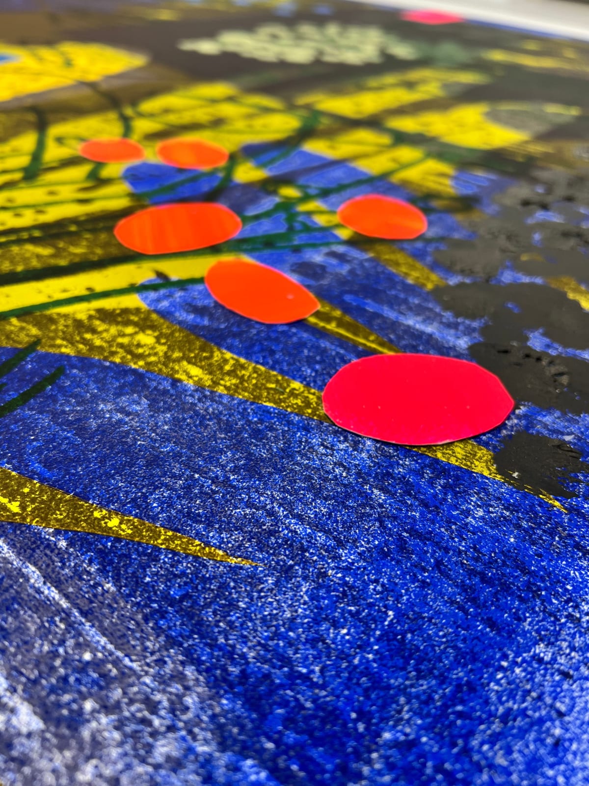Bruce McLean, Deep Dark Blue Pool, 2024