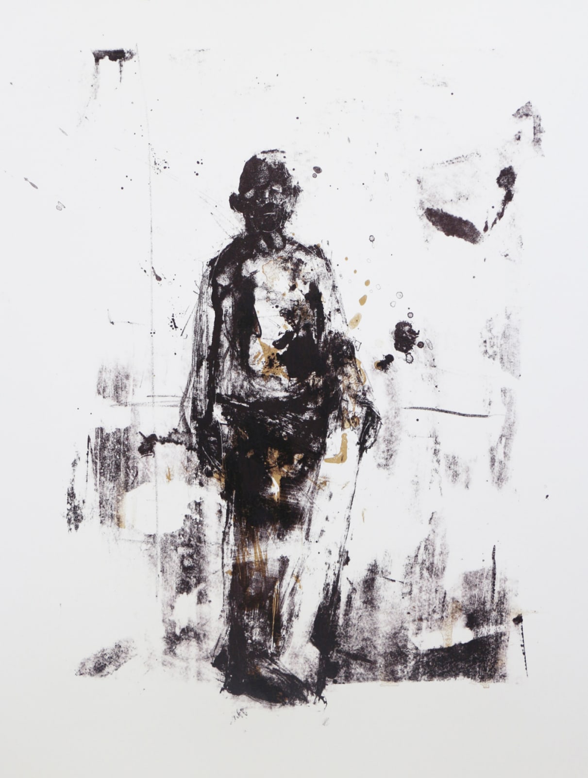Henry Jabbour, Man with Walking Stick II, 2016