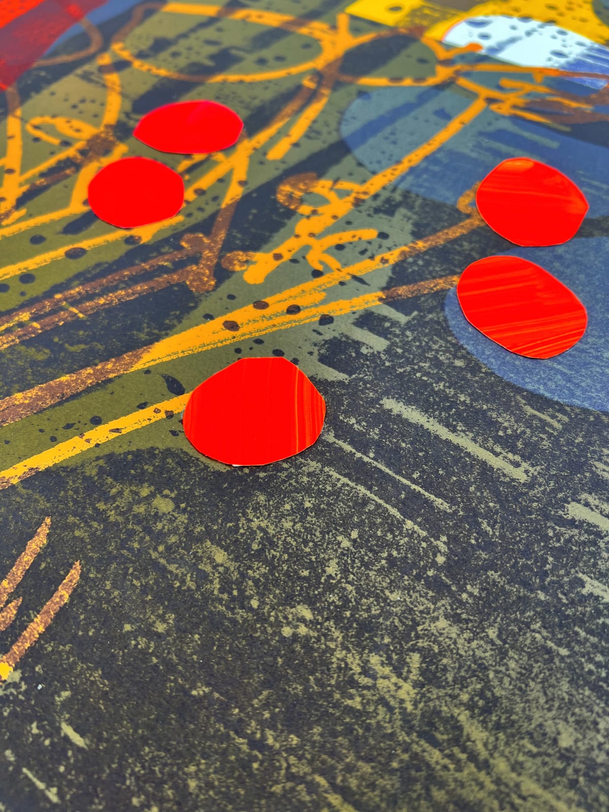 Bruce McLean, Red Hot Herbaceous Border, 2024