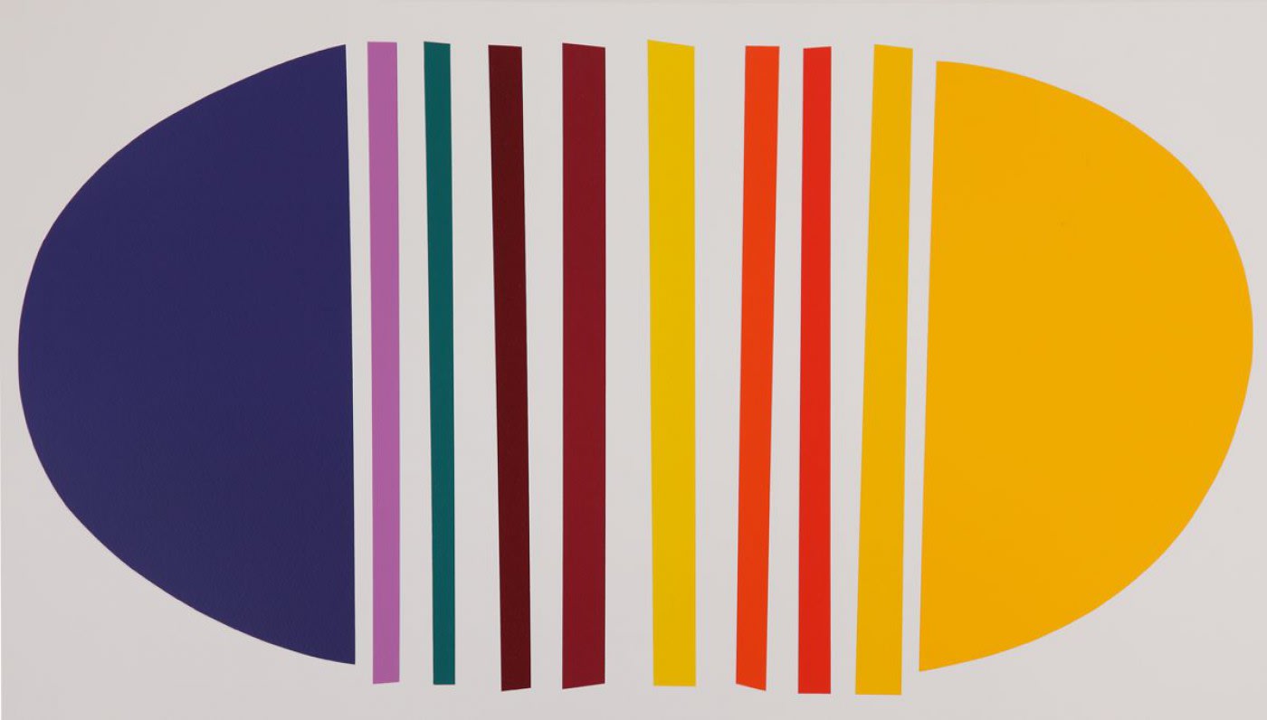 Sir Terry Frost, Blue and Lemon, 2001