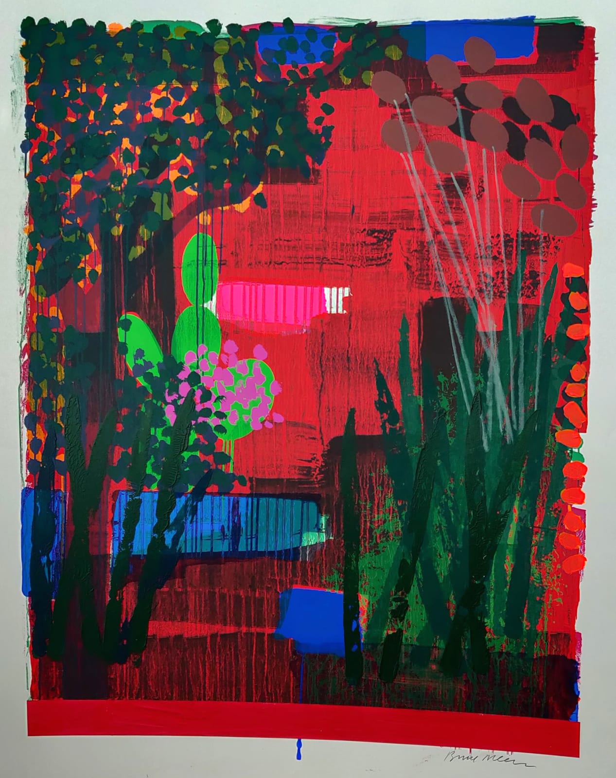Bruce Mclean, Large Mono (Unnumbered)
