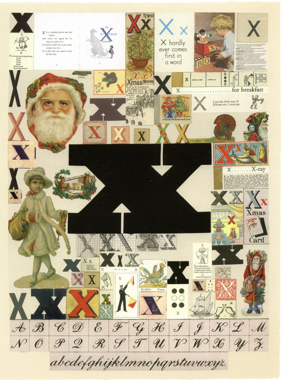 Peter Blake, An Alphabet: The Letter X, 2007