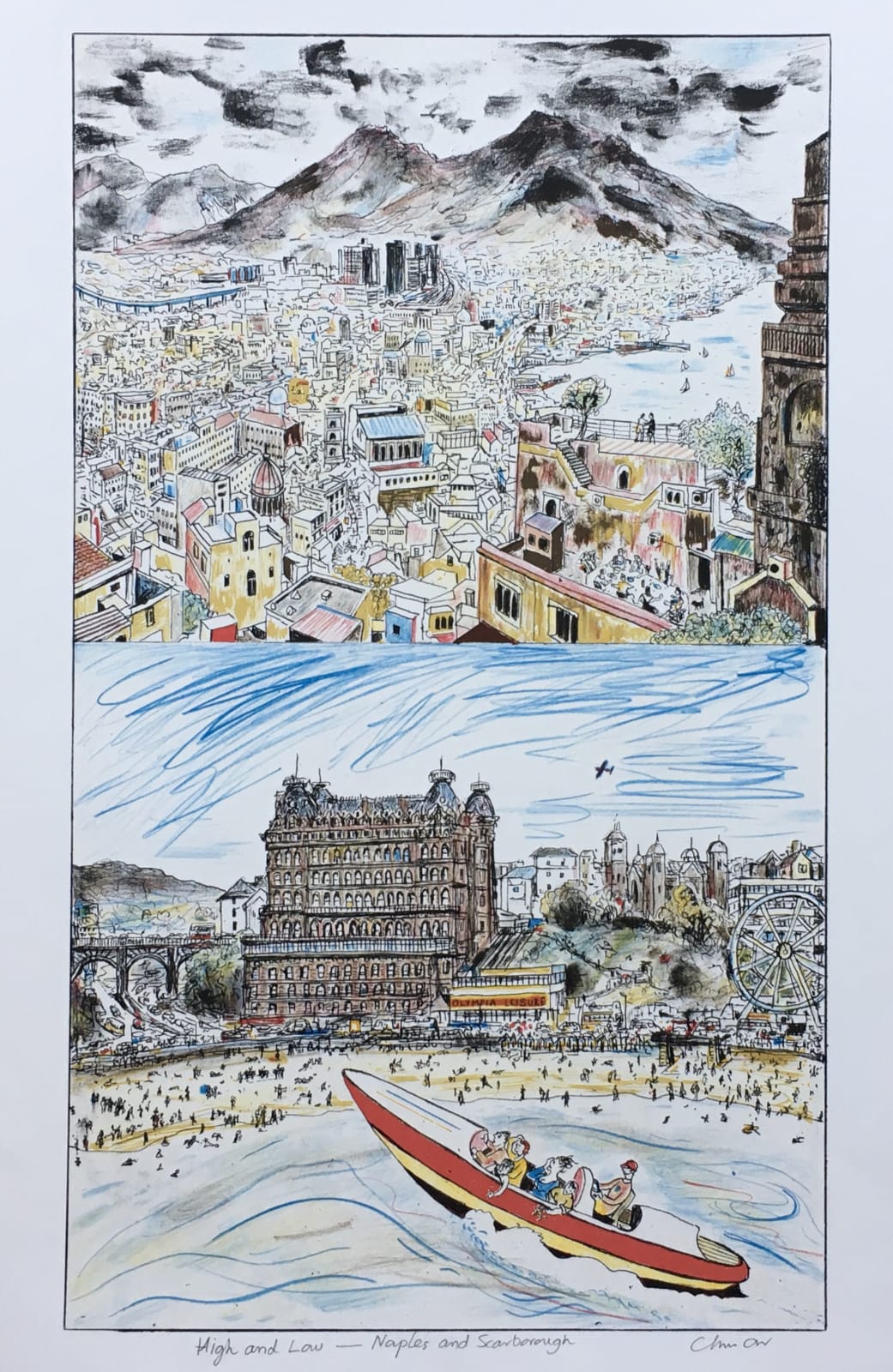 Chris Orr, High and Low - Naples and Scarborough, 2020