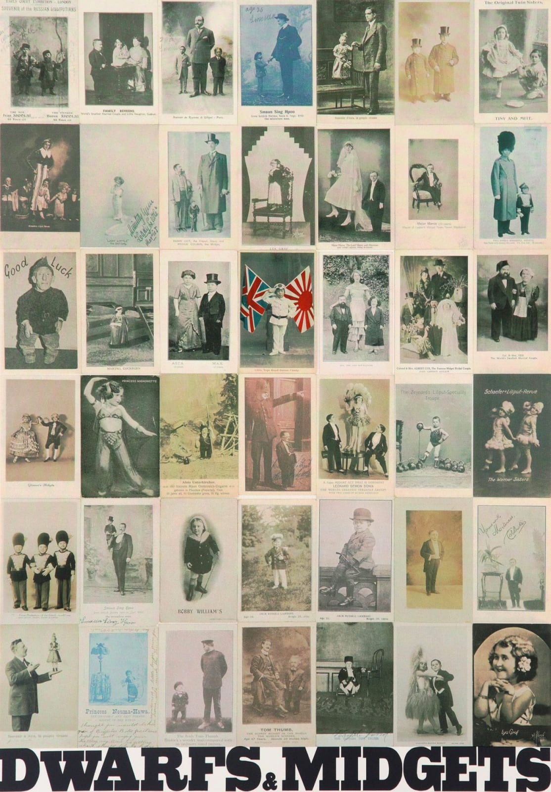 Peter Blake, Alphabet: D for Dwarves and Midgets, 1991