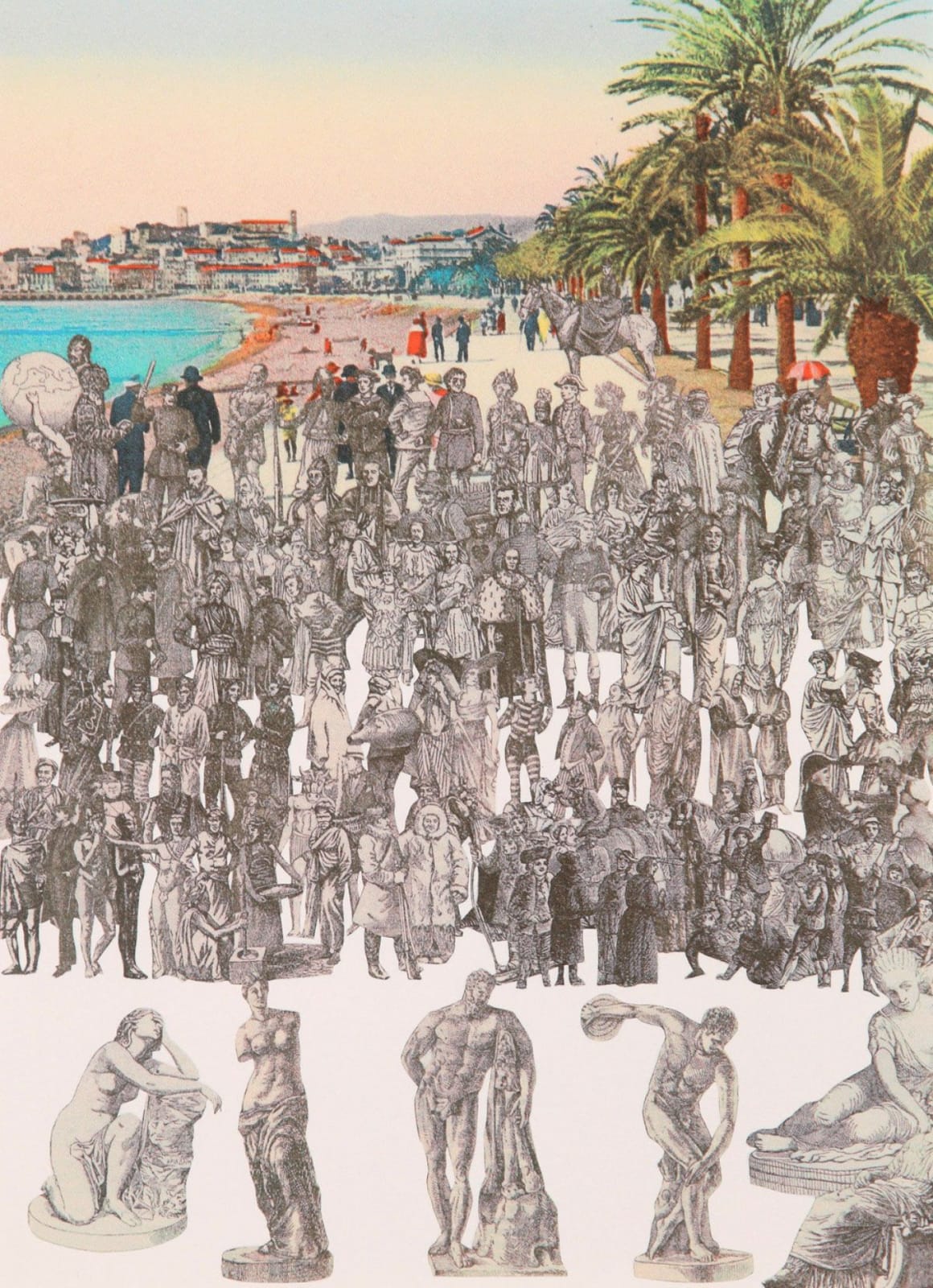 Peter Blake, World Tour: Cannes Statuary, 2010