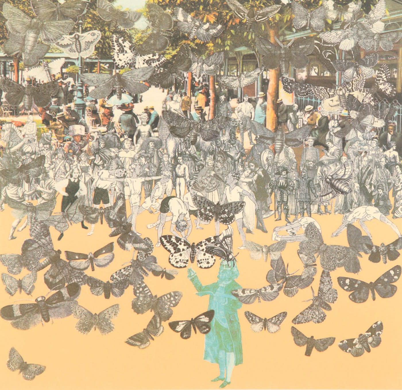 Peter Blake, Vichy: The Butterfly Man (Canvas), 2011