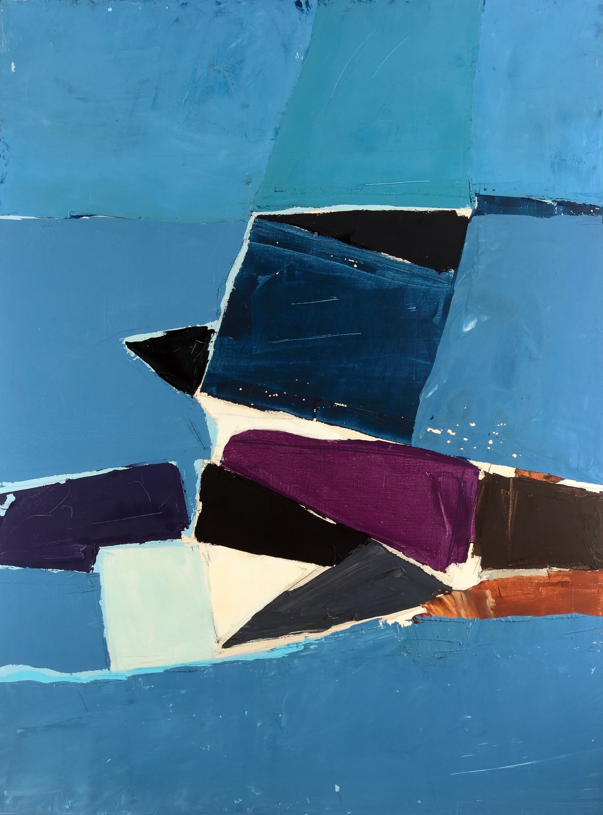 Donald Hamilton Fraser, Painting January 1963 - Blue I