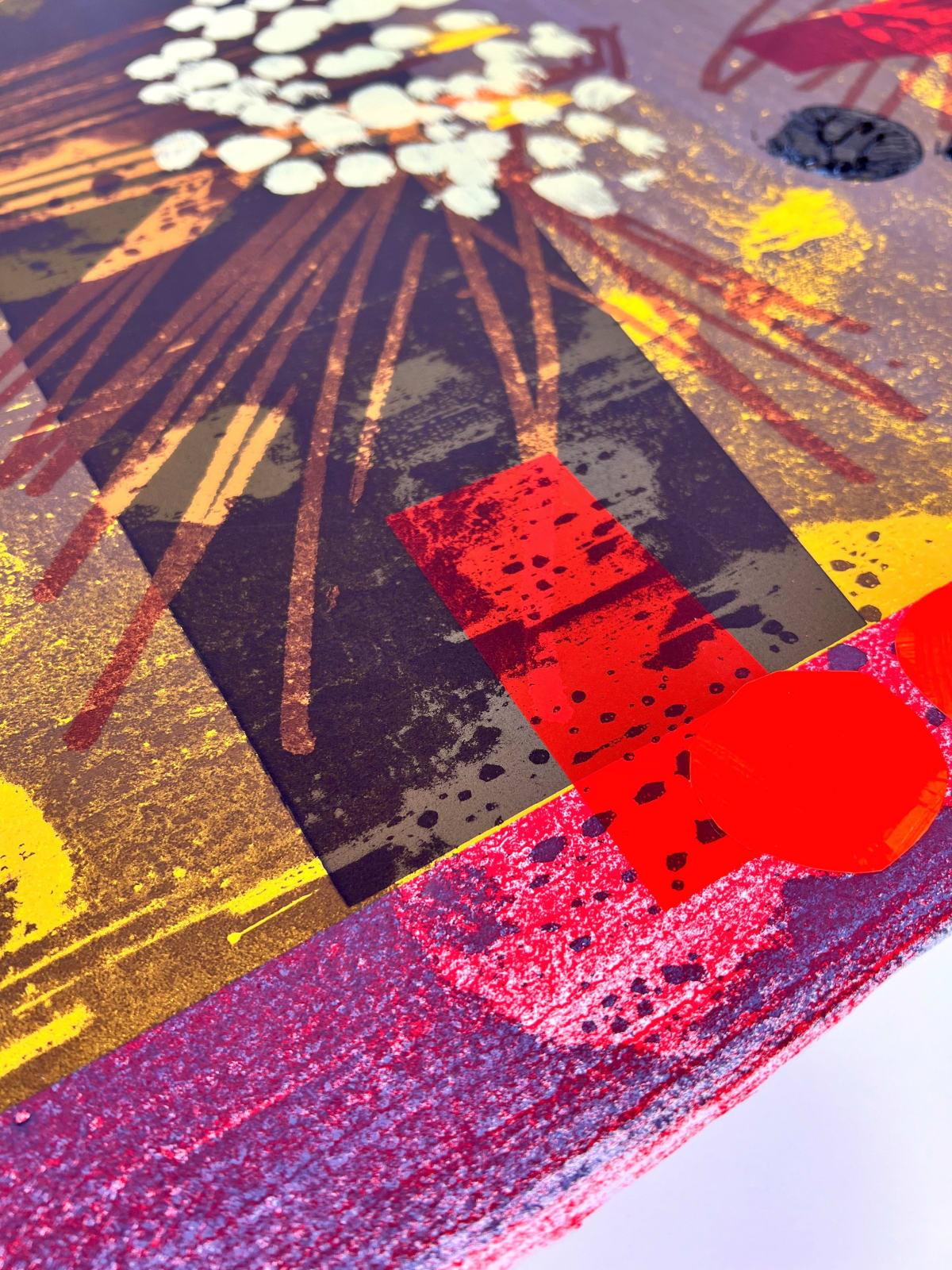 Bruce McLean, Red Hot Herbaceous Border, 2024