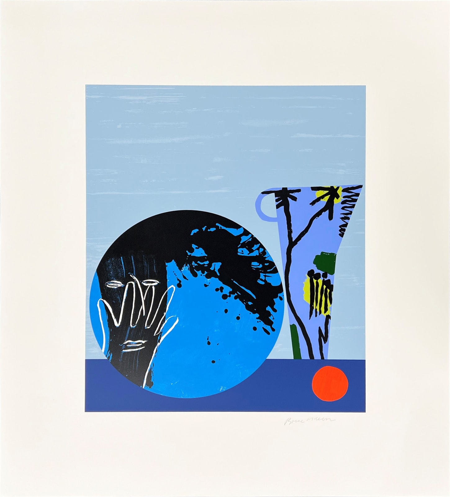 Bruce Mclean, Passed the Tangerine Test, 2023