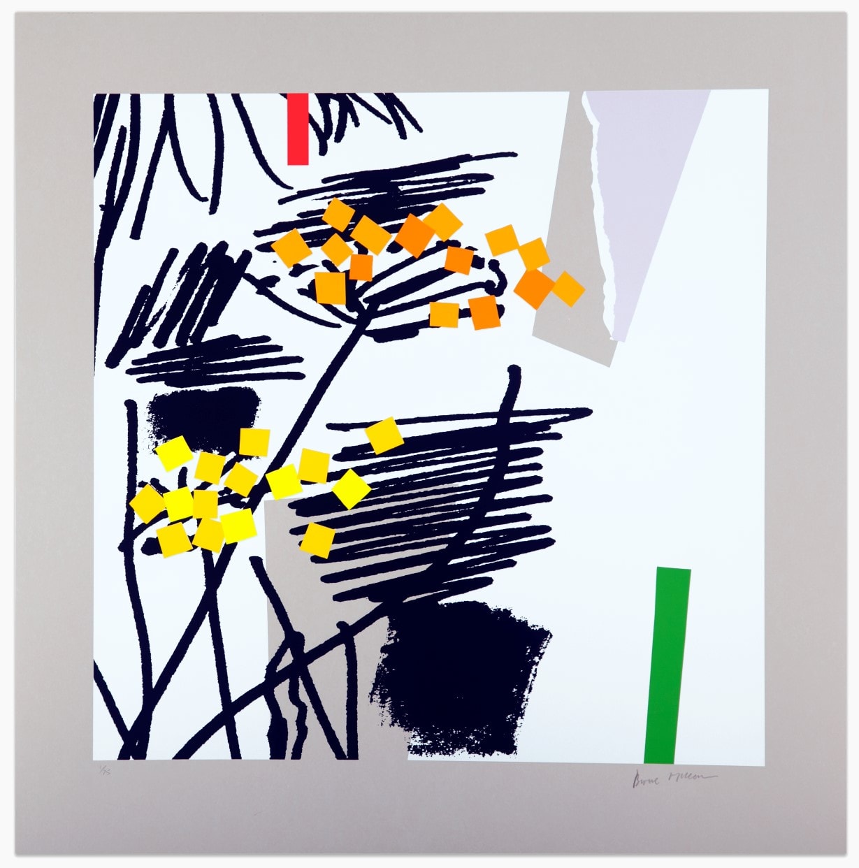 Bruce Mclean, Cool White Spring, 2021