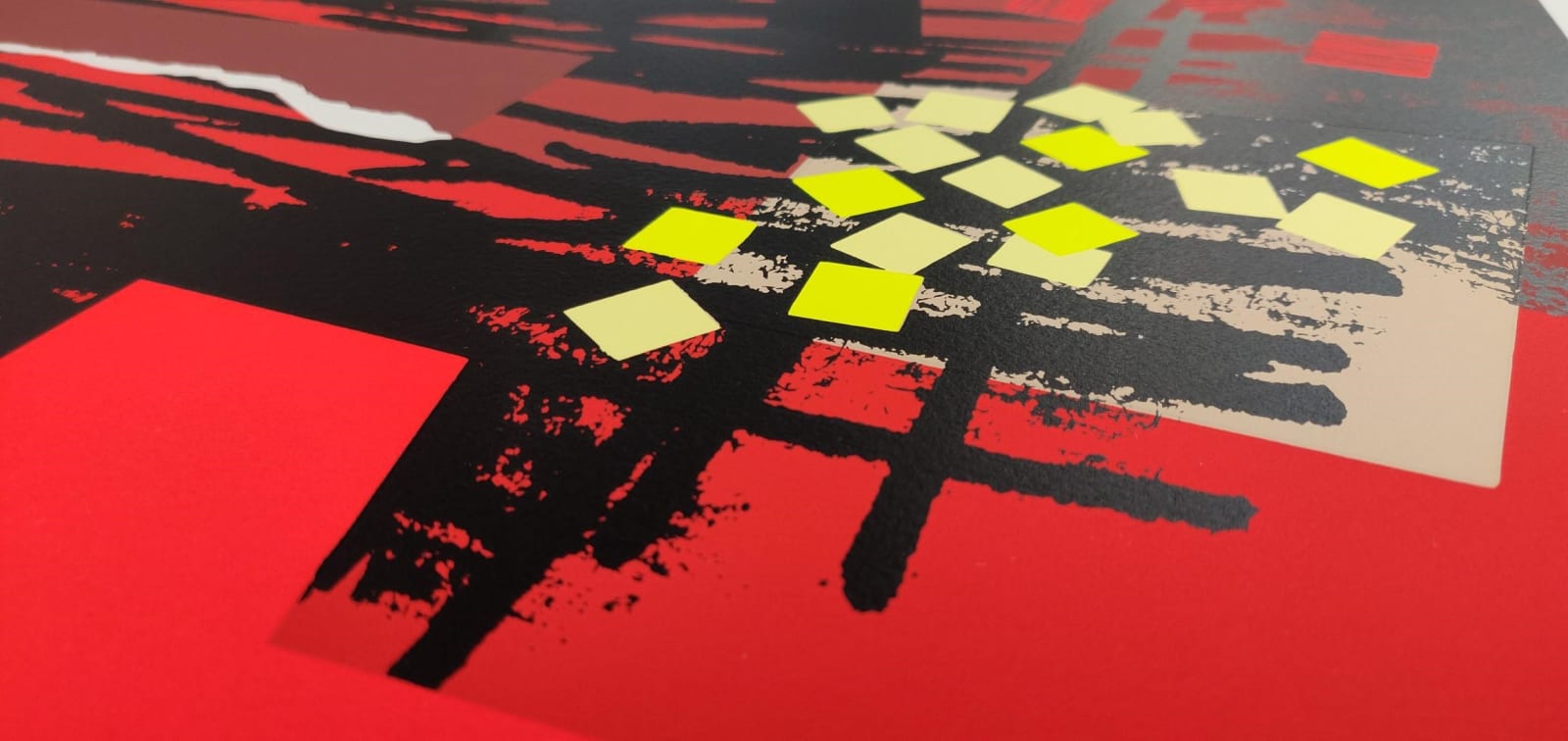 Bruce Mclean, Red Hot Autumn, 2021