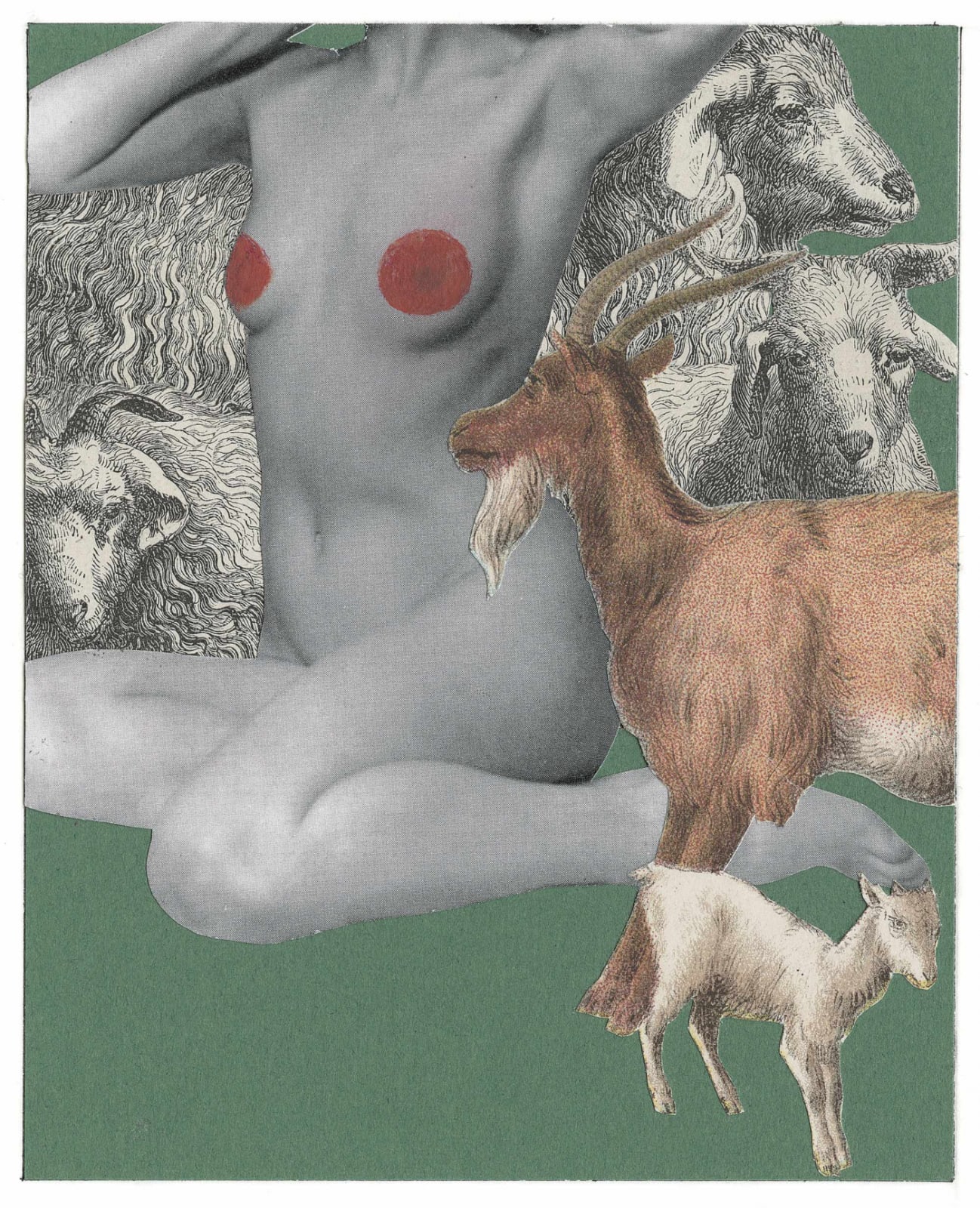 Peter Blake, Under Milkwood: Mae Rose-Cottage Draws Circles, 2013