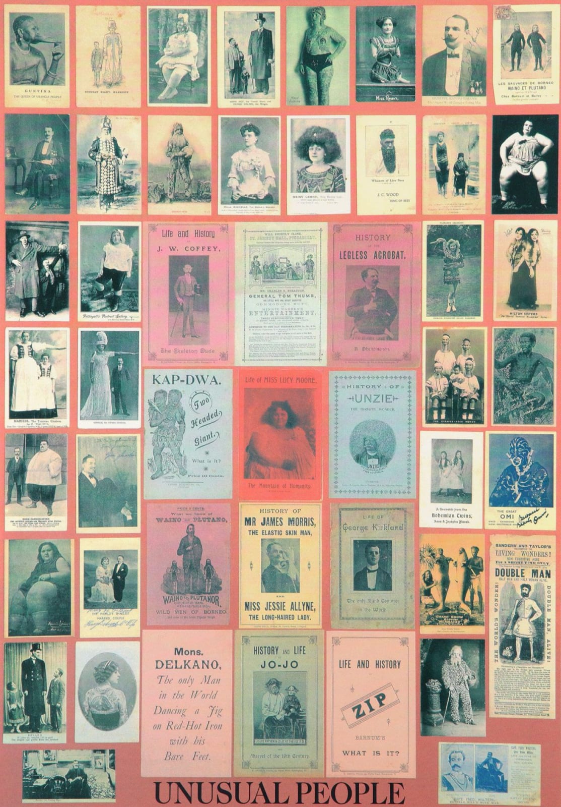 Peter Blake, Alphabet: U for Unusual People, 1991