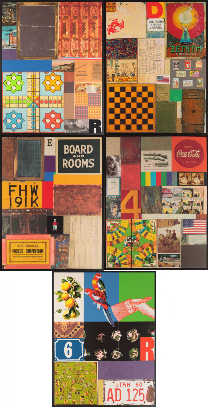 Peter Blake, Homage to Rauschenberg Set, 2011