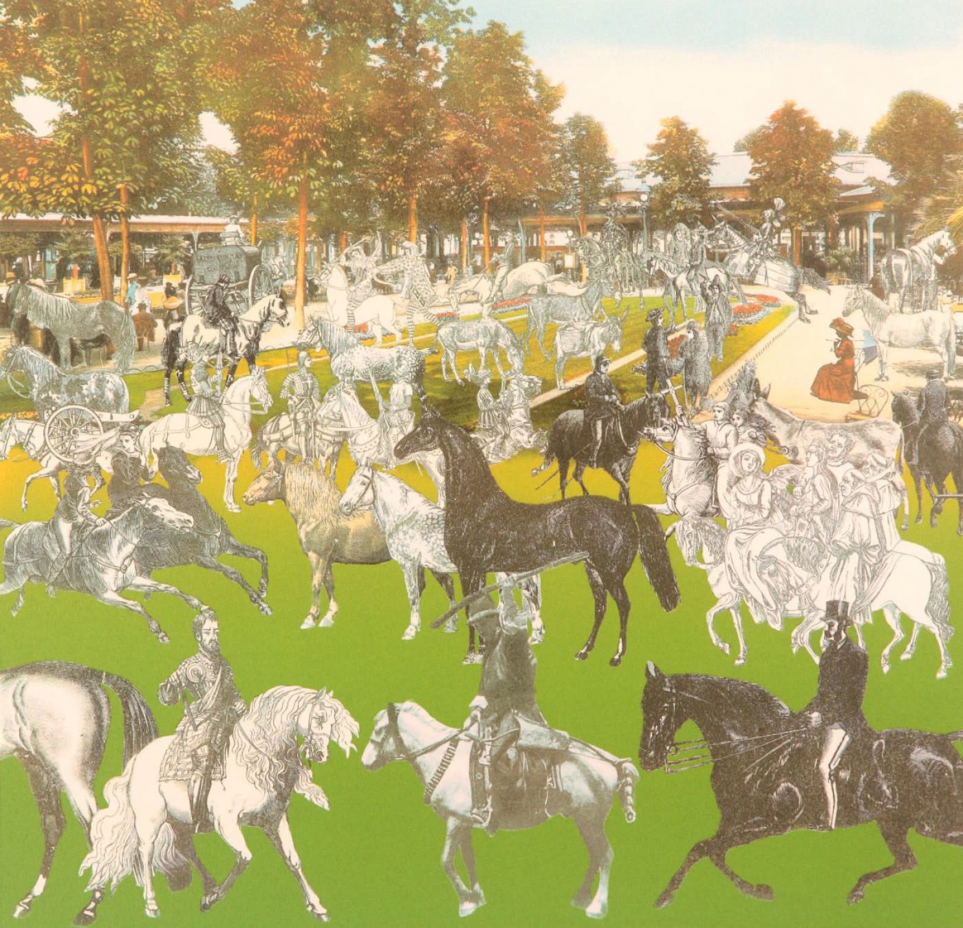 Peter Blake, Vichy: Horseshow (Canvas), 2011